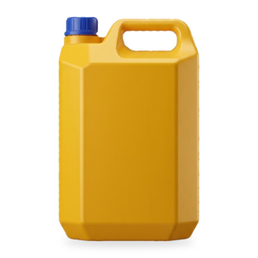 Bidón de PEAD amarillo con asa